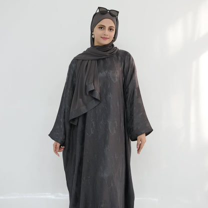 Jacquard Batwing Maxi Abaya(MA447)