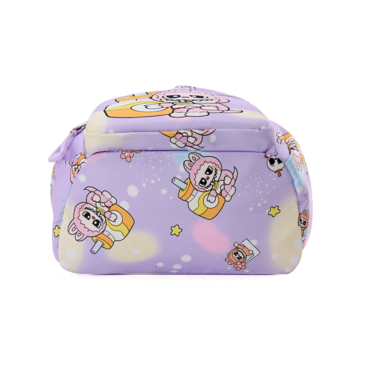 Blue Labubu Kids Backpack from Pure Happiness Labubu collection, featuring playful design and adjustable straps for children.