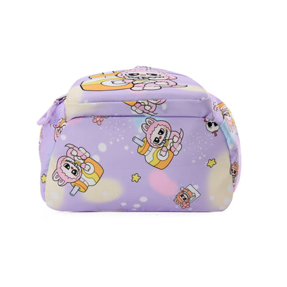 Blue Labubu Kids Backpack from Pure Happiness Labubu collection, featuring playful design and adjustable straps for children.