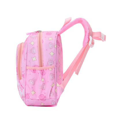 Labubu Magic Shop Labubu Kids Backpack in mocha, featuring playful design and adjustable straps for children.