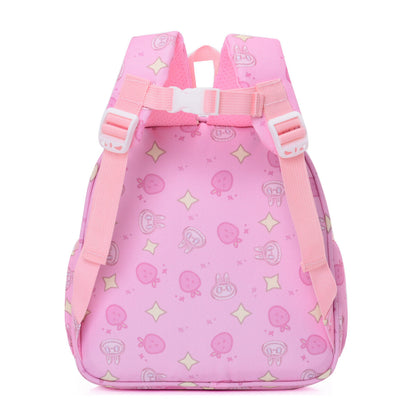 Labubu Magic Shop Labubu Kids Backpack in mocha, featuring playful design, adjustable straps, and durable material for children.