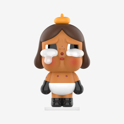 Labubu Loot Crybaby Crying Again Series plush pendant inside a blind box, featuring a soft, detailed crying-themed character.