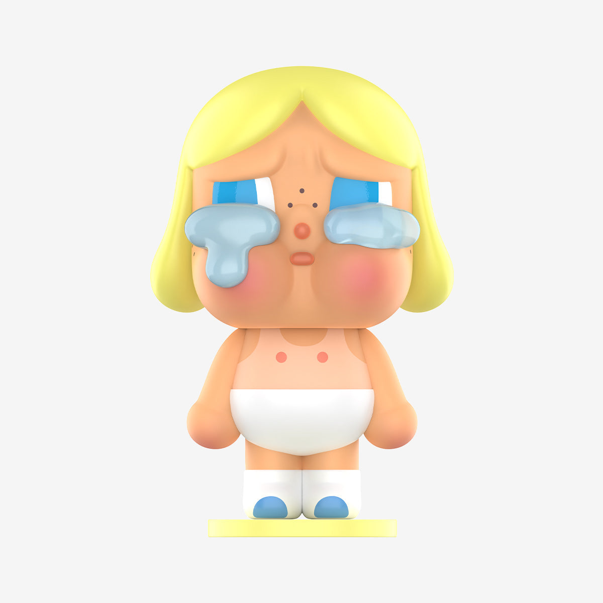 Labubu Loot Crybaby Crying Again Series plush pendant, collectible blind box figure with a crying character design.