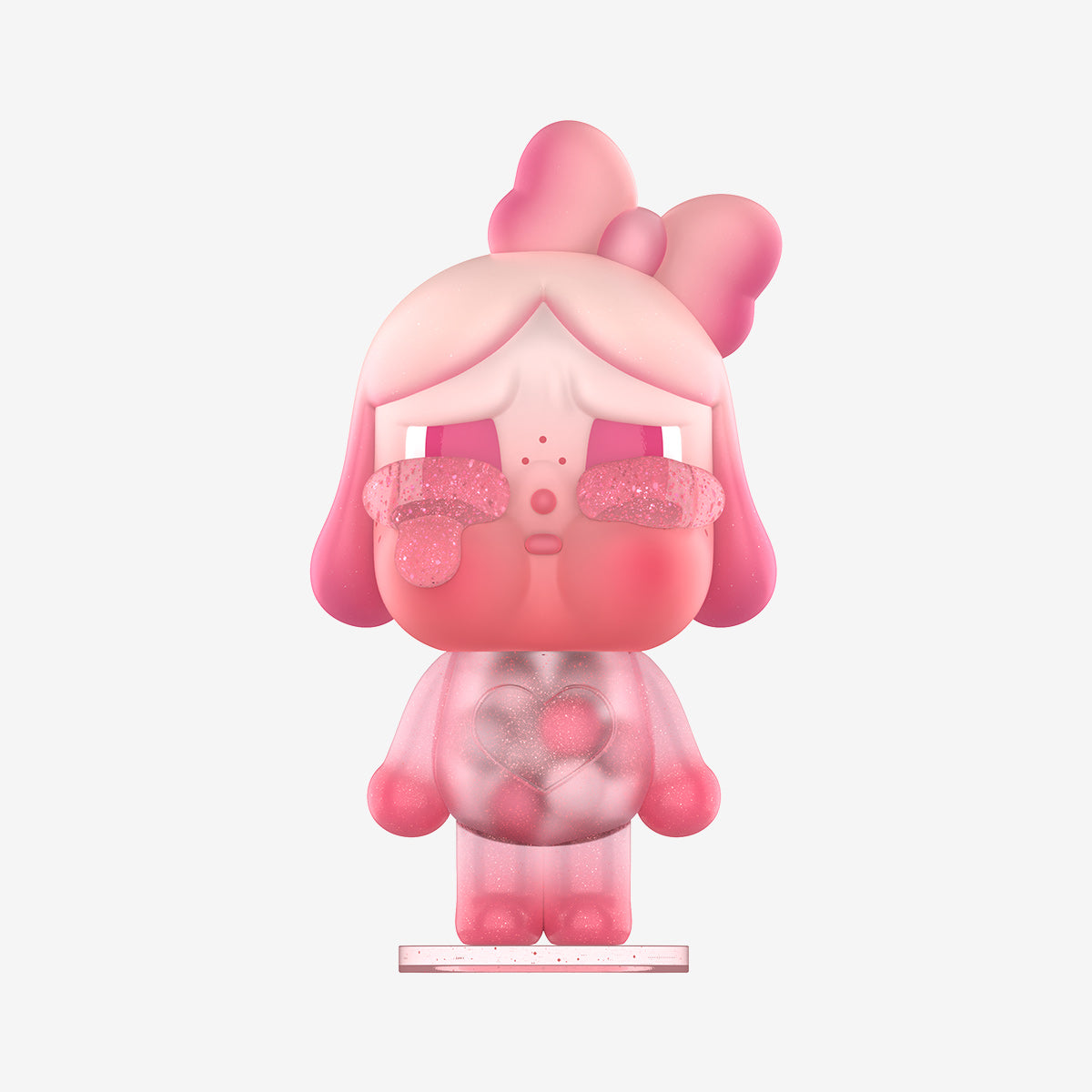 Labubu Loot Crybaby series plush pendant in a blind box, featuring a cute crying character from the Crying Again collection.