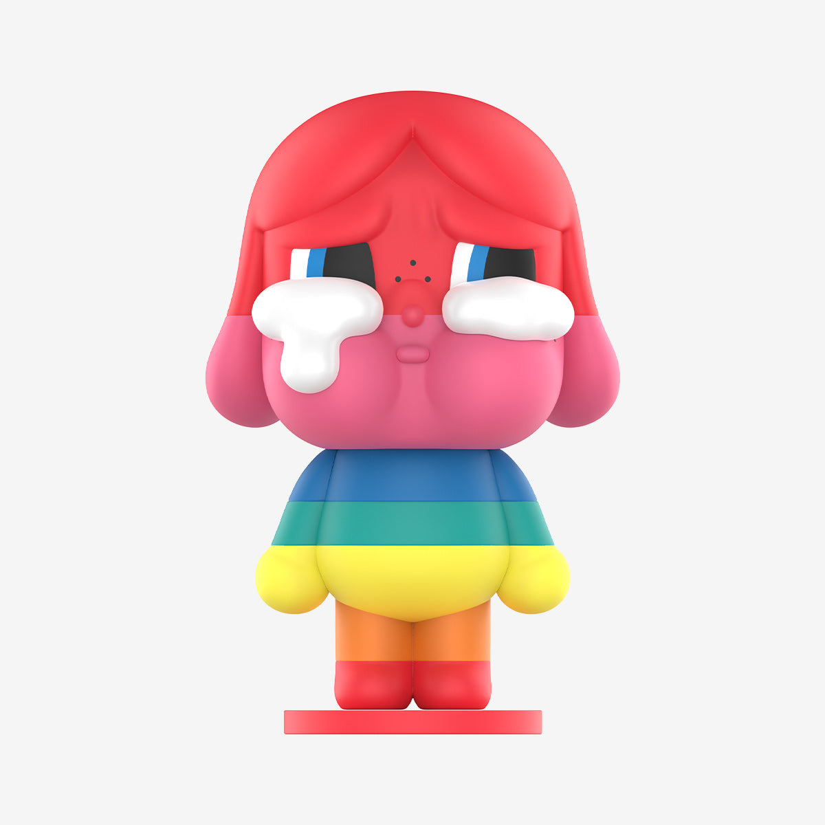 Labubu Loot Crybaby series plush pendant from Crying Again blind box, featuring a soft, detailed crying-themed character plush.
