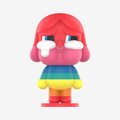 Labubu Loot Crybaby series plush pendant from Crying Again blind box, featuring a soft, detailed crying-themed character plush.