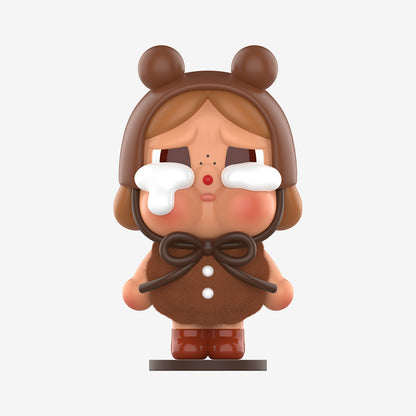 Labubu Loot Crybaby Crying Again Series plush pendant inside a blind box, featuring a soft, detailed crying-themed figure.