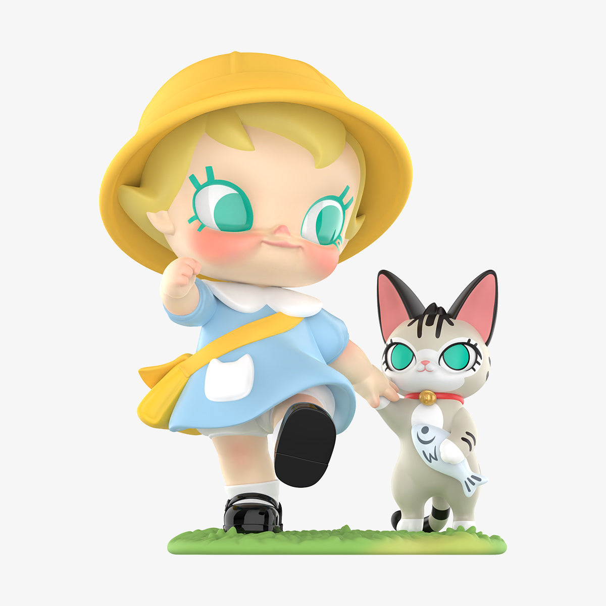 Labubu Loot Baby Molly & Baby Tabby plush pendants from the series, soft stuffed animal toys in sealed blind box packaging.