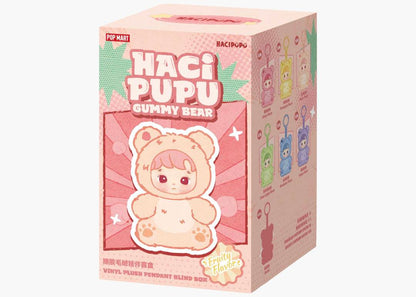 Labubu Loot Hacipupu Gummy Bear Series plush vinyl pendant featuring a cute gummy bear character, perfect as a collectible accessory.
