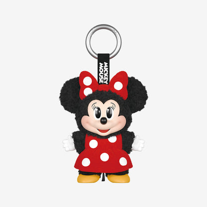 Labubu Loot Mickey Family plush pendant keychain featuring cute, collectible figures from the Mickey Family series.