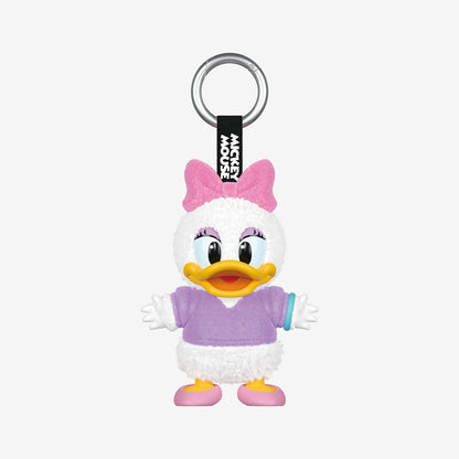 Labubu Loot Mickey Family plush pendant keychain featuring cute, collectible figures from the Mickey Family series.