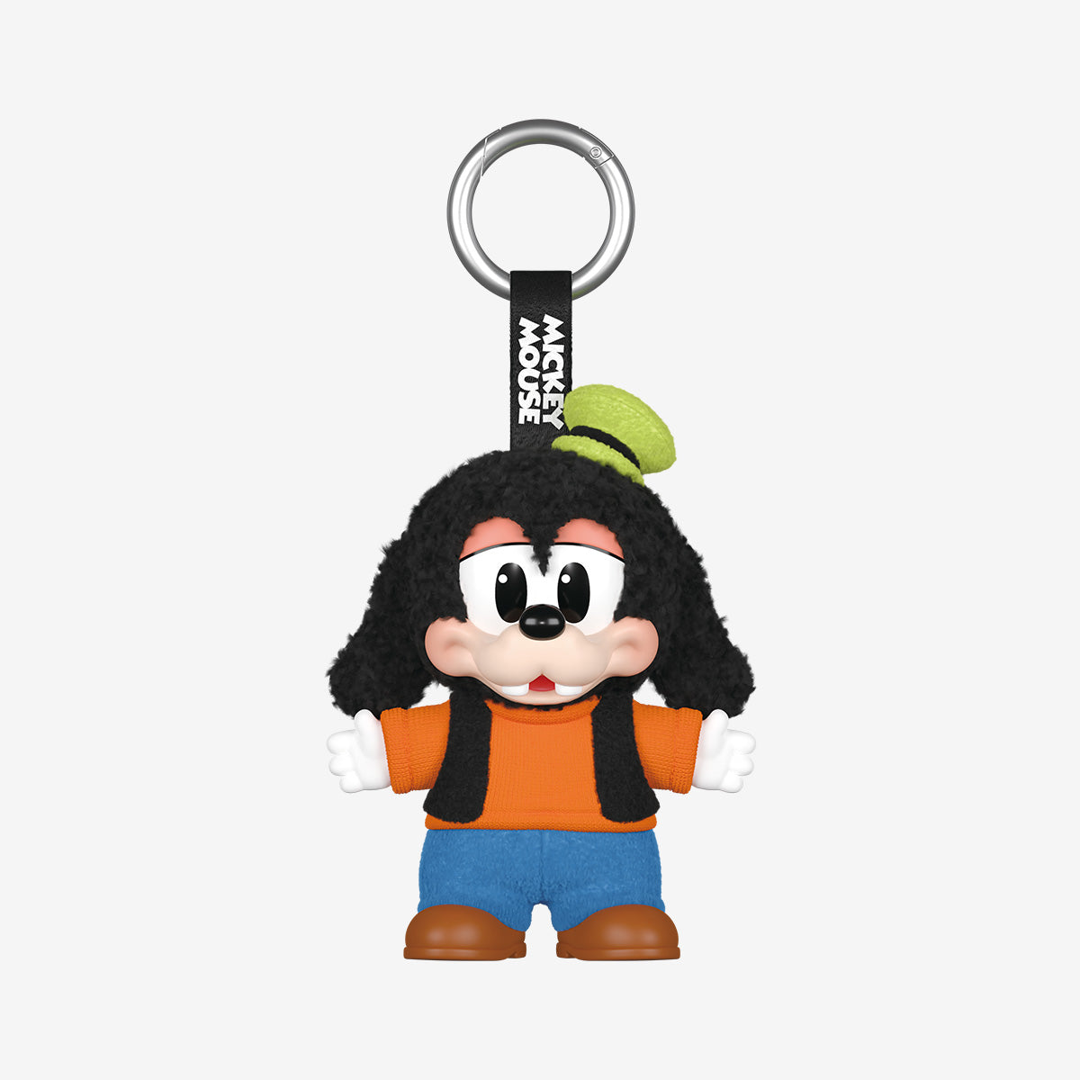 Labubu Loot Mickey Family plush pendant keychain featuring cute, collectible figures from the series.