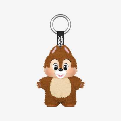 Labubu Loot Mickey Family plush pendant keychain featuring cute, colorful figures from the Mickey Family series.