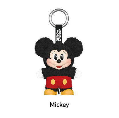 Labubu Loot Mickey Family plush pendant keychain featuring cute, collectible figures from the Mickey Family series.