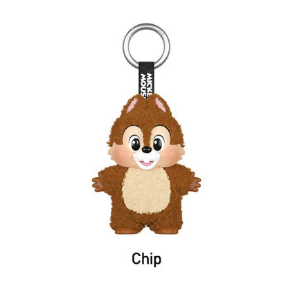 Labubu Loot Mickey Family plush pendant keychain featuring cute, collectible figures from the Mickey Family series.