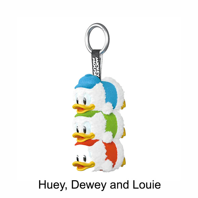 Labubu Loot Mickey Family plush pendant keychain featuring adorable figures from the cute together series.