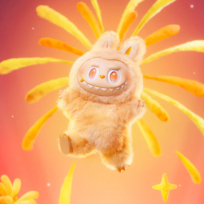 Labubu Loot The Monsters Big Into Energy vinyl plush pendant featuring a soft, colorful plush character from the series.