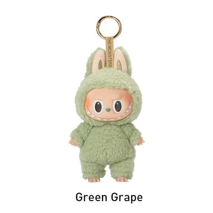 Labubu Loot plush pendant featuring The Monsters Exciting Macaron vinyl face, soft and collectible accessory.