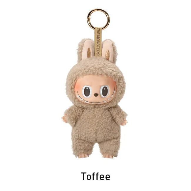 Labubu Loot The Monsters plush pendant with an exciting Macaron vinyl face, featuring a colorful, cute character design.