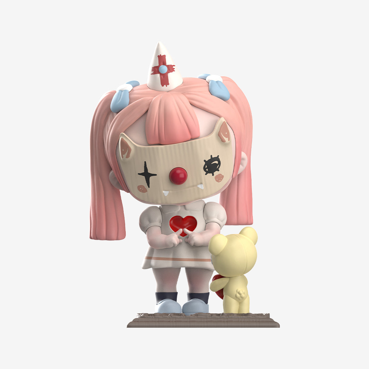 Labubu Loot TINYTINY-Prologue Series plush pendant from blind box, soft and collectible accessory featuring colorful character design.