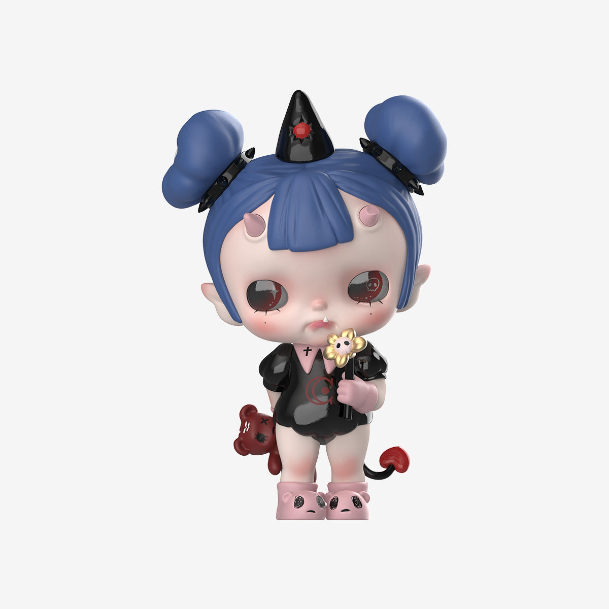 Labubu Loot TINYTINY-Prologue Series plush pendant inside a blind box, featuring a cute, collectible plush toy.