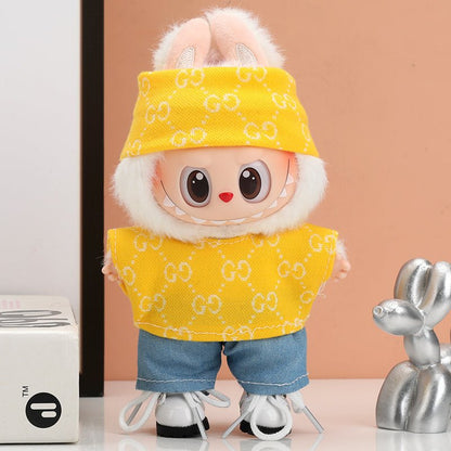Labubu Urban Boy streetwear outfit set with charcoal-colored hoodie and joggers, stylish and comfortable for everyday wear.
