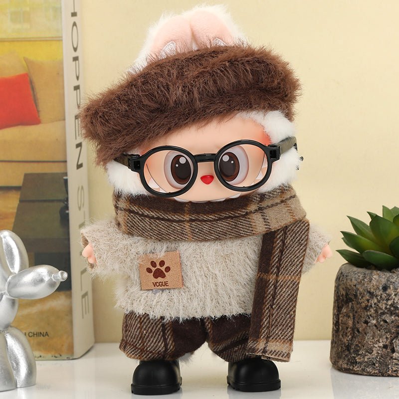 Labubu Choco Chestnut pants outfit set featuring stylish brown pants and matching top, perfect for casual wear.