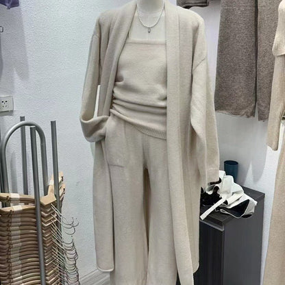 Lazy Style Three-Piece Knit Set(MS165)