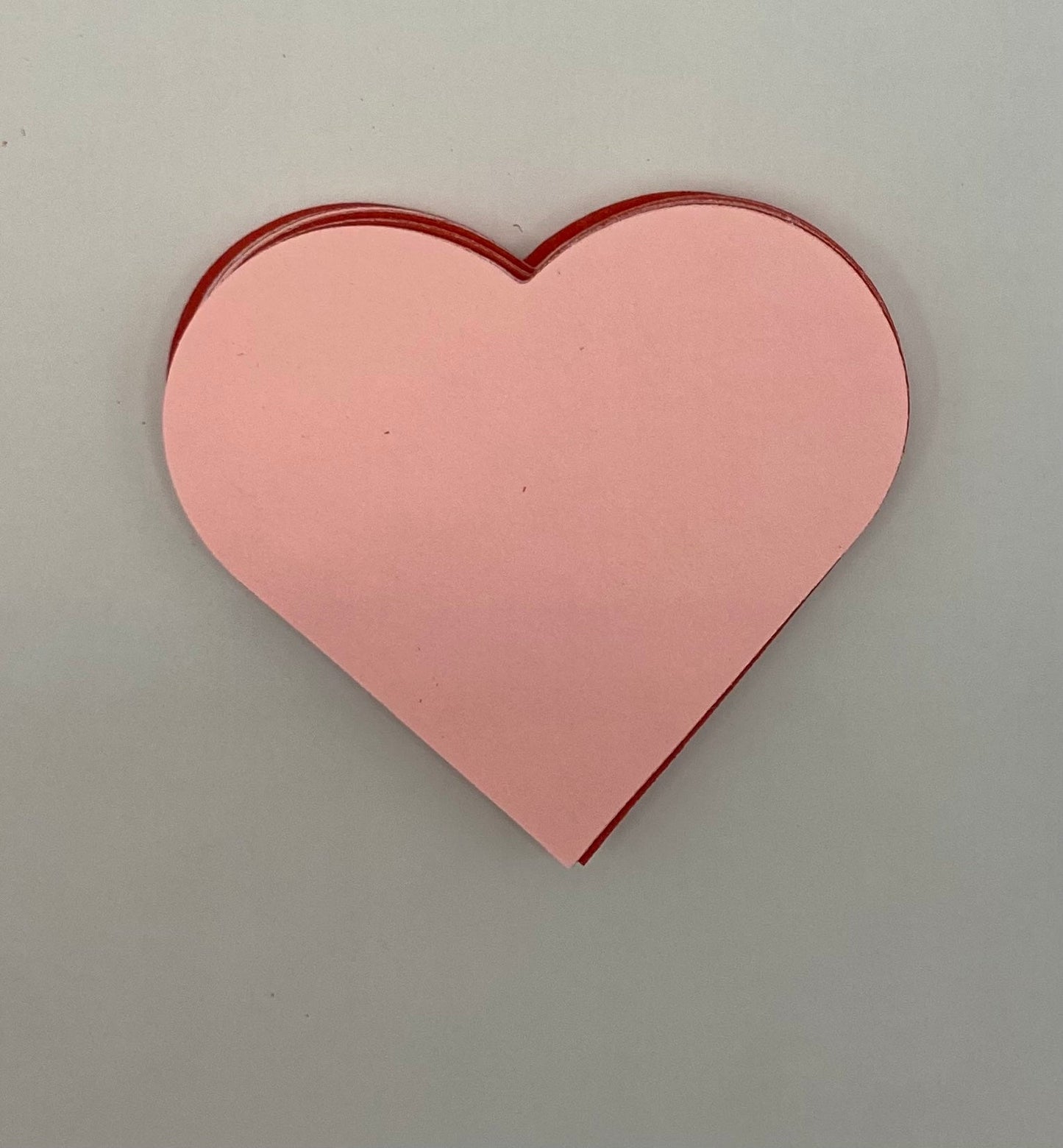 SHAPES ETC. Heart Large Tri-Color Creative Cut-Outs- 5.5”