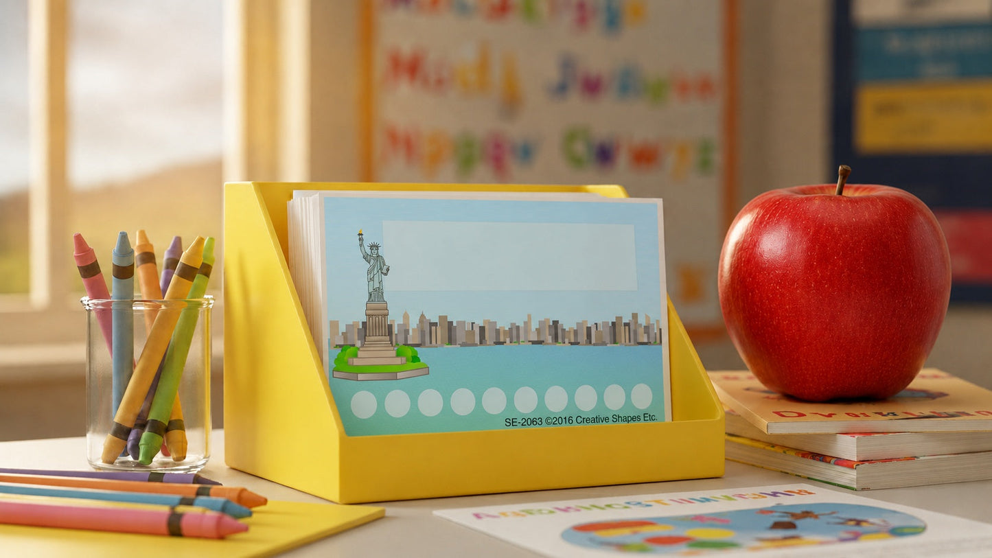 SHAPES ETC. Incentive Punch Cards - Liberty