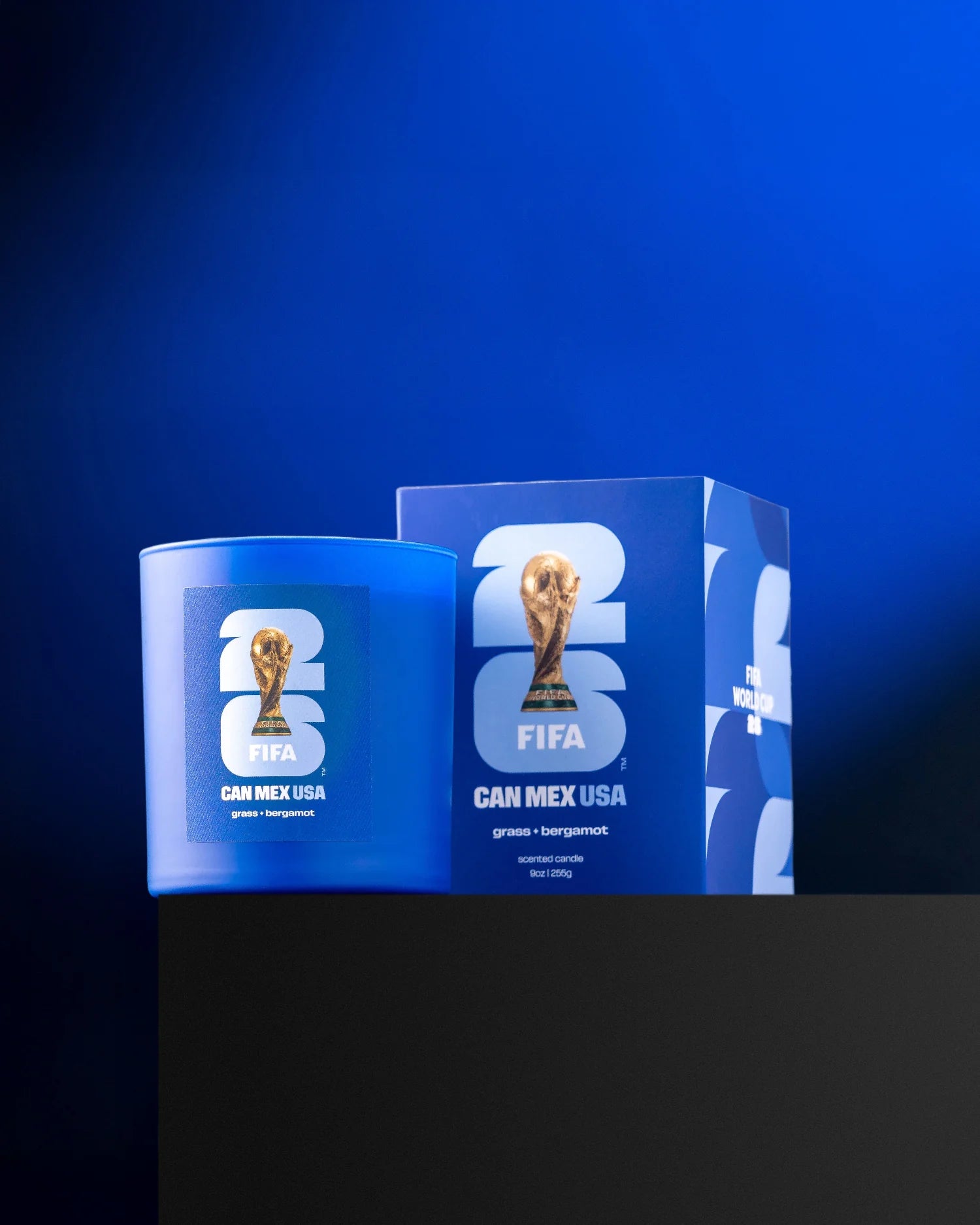 FIFA World Cup '26 Collection candles by Literie Candles featuring themed packaging and designs inspired by football tournament.