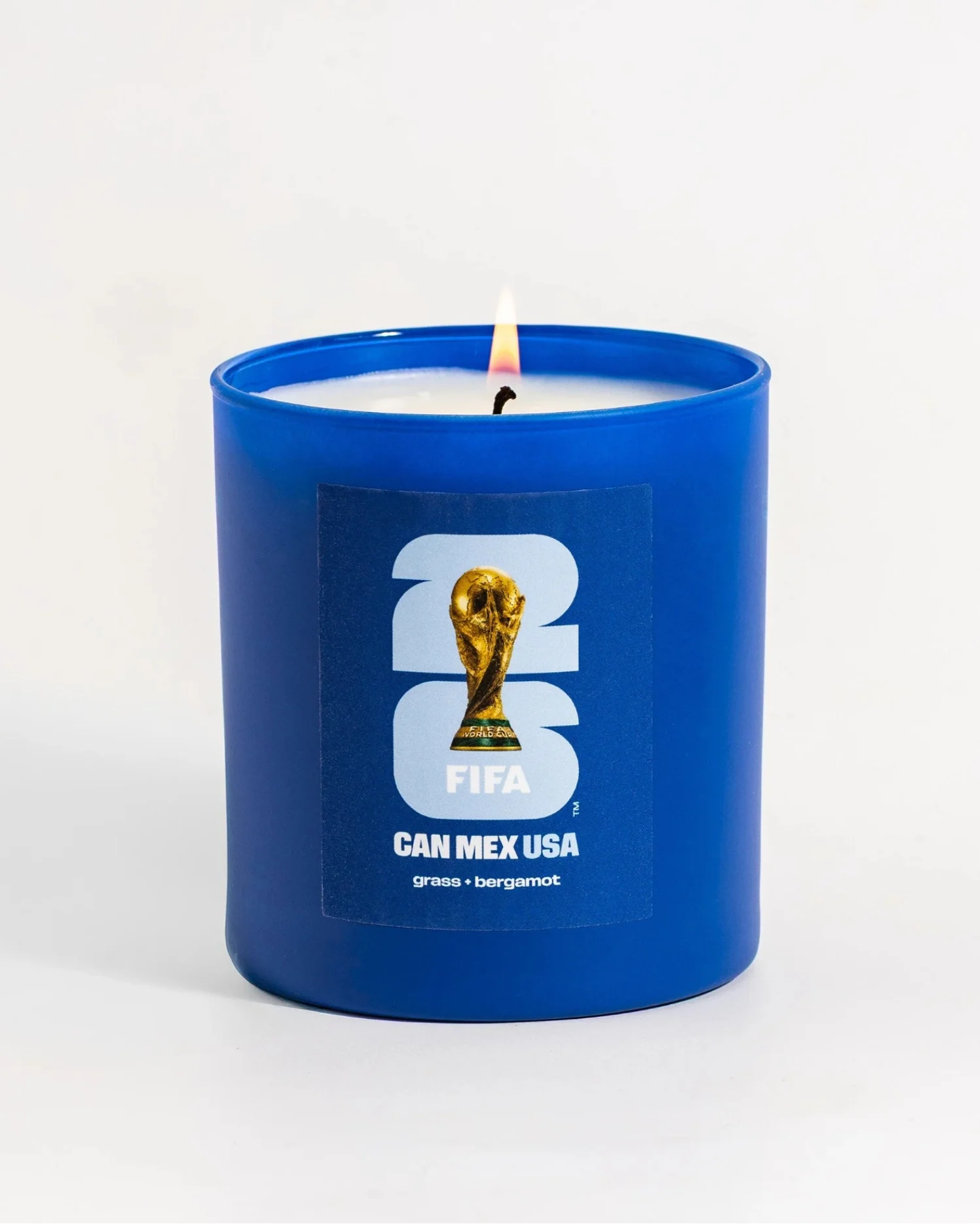 FIFA World Cup 2026 USA candles by Literie Candles, featuring patriotic design and vibrant colors for soccer fans.