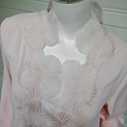loral Appliqué Open Abaya (MOA286)