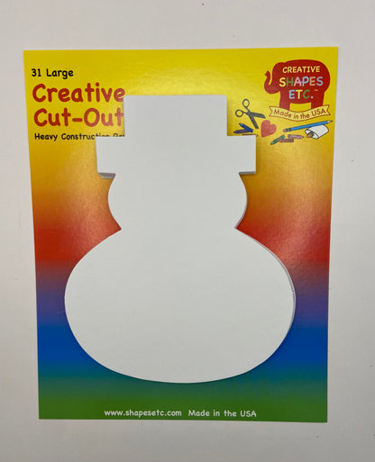 SHAPES ETC. Large Cut-Out Set - Winter