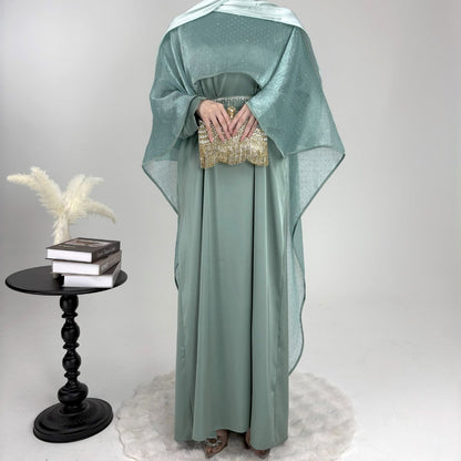 Luminous Modest Robe Collection | Elegant Cloak Suit Dresses (MA252)