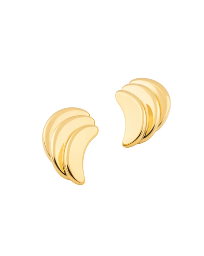 Luna Layered Sculptural Drop Earrings