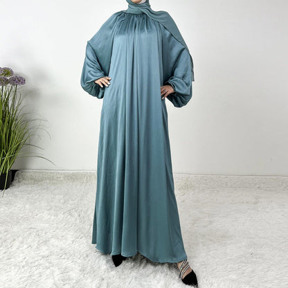 Luxury Lounge Lantern Sleeve Modest Swing Abaya (MA168)