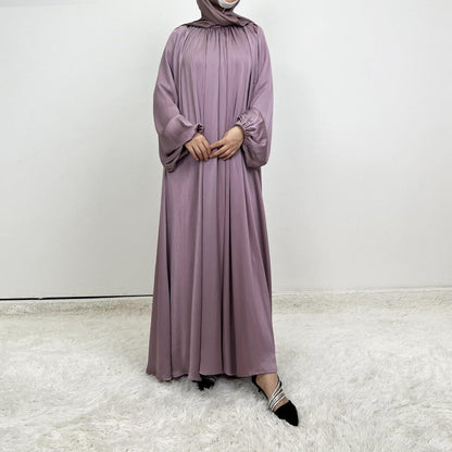 Luxury Lounge Lantern Sleeve Modest Swing Abaya (MA168)