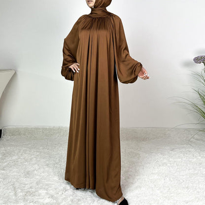 Luxury Lounge Lantern Sleeve Modest Swing Abaya (MA168)