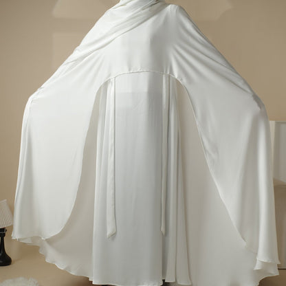 Luxury Wedding Abaya 3-Piece Bridal Abaya Set (MOA044)
