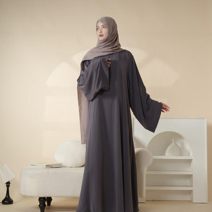 Soft Nidha Plain Abaya (MA005)