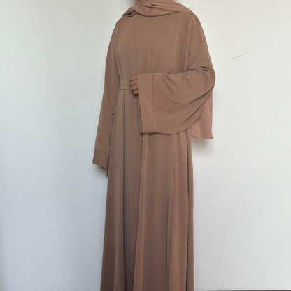 Soft Nidha Plain Abaya (MA005)