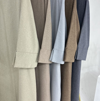 Elegant Loose Abaya with Pockets (MA104)