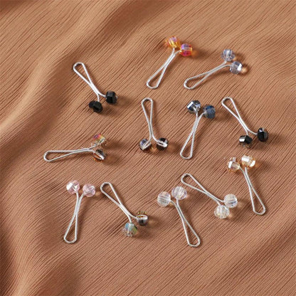 MAC019 Hijab Pin, U Shaped Brooch, 12 Pcs