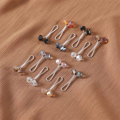 MAC019 Hijab Pin, U Shaped Brooch, 12 Pcs