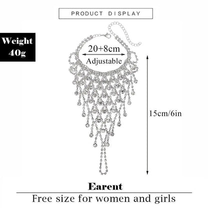 MAC029 Stunning Rhinestone Finger Bracelet