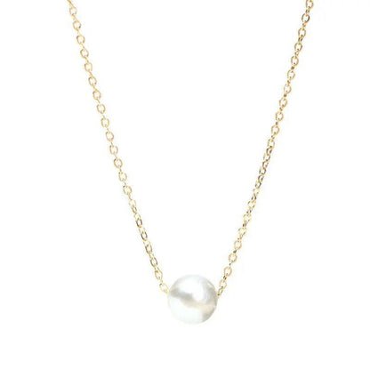 MAC042 freshwater pearl clavicle chain