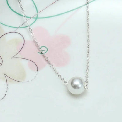 MAC042 freshwater pearl clavicle chain