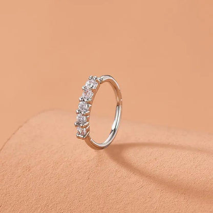 MAC066 Minimalist Openable Helix Hoop Nose Ring