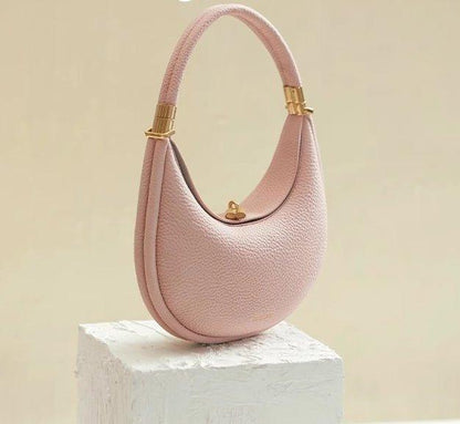 Fashionable And Changeable Cowhide Moon Bag (MAC069)
